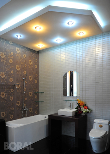 Phú Điền - Sử dụng tấm thạch cao trang trí cho phòng vệ sinh